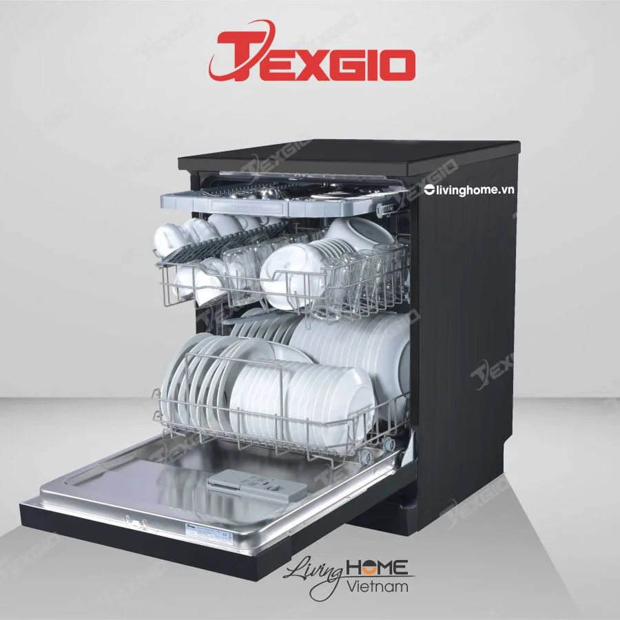 Máy rửa chén Texgio TG-TGF6019B Độc Lập 15 Bộ 10 Lít Nước - Ảnh 4