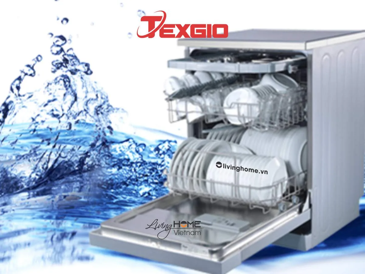 Máy rửa chén Texgio TG-TGF6019B Độc Lập 15 Bộ 10 Lít Nước - Ảnh 3