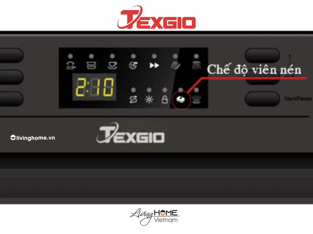Máy rửa chén Texgio TG-TGF6019B Độc Lập 15 Bộ 10 Lít Nước - Ảnh 5