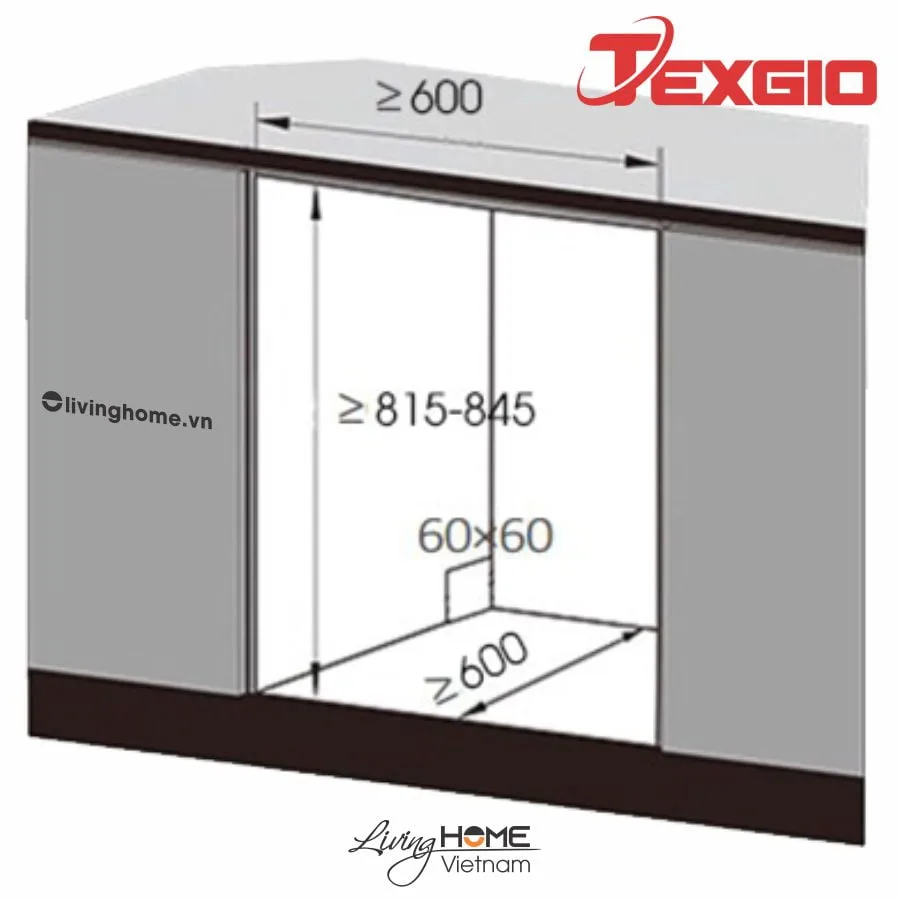 Máy rửa chén Texgio TG-TGF6019B Độc Lập 15 Bộ 10 Lít Nước - Ảnh 6