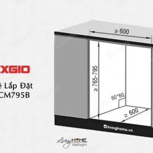 Máy Rửa Chén Bát 14 Bộ Texgio TG-FPCM795B, Độc Lập, Tia UV, Sấy Khí 11 Máy Rửa Chén Bát 14 Bộ Texgio TG-FPCM795B, Độc Lập, Tia UV, Sấy Khí