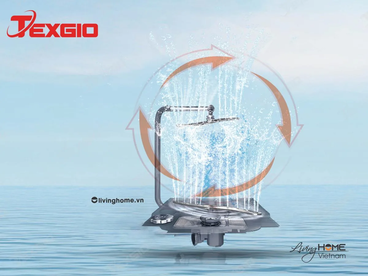 Máy Rửa Chén Bát 14 Bộ Texgio TG-FPCM795B, Độc Lập, Tia UV, Sấy Khí 9 Máy Rửa Chén Bát 14 Bộ Texgio TG-FPCM795B, Độc Lập, Tia UV, Sấy Khí - Ảnh 7