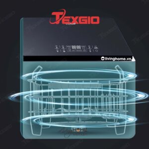 Máy rửa chén Texgio TG-TGUS06HA Liền Chậu 6 Bộ 12 Lít Nước