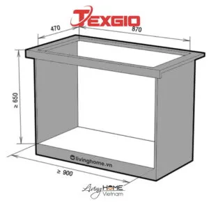 Alternative view of Máy rửa chén Texgio TG-TGUS06HA Liền Chậu 6 Bộ 12 Lít Nước
