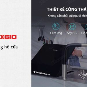 Máy rửa chén Texgio TG-TGUS06HA Liền Chậu 6 Bộ 12 Lít Nước