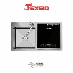 Máy rửa chén Texgio TG-TGUS06HA Liền Chậu 6 Bộ 12 Lít Nước