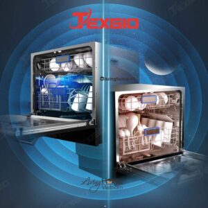 Máy rửa chén Texgio TG-TGWF68GB Độc Lập 11 Bộ 9 Lít Nước 15 Máy rửa chén Texgio TG-TGWF68GB Độc Lập 11 Bộ 9 Lít Nước