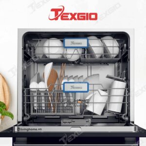 Máy rửa chén Texgio TG-TGWF68GB Độc Lập 11 Bộ 9 Lít Nước 17 Máy rửa chén Texgio TG-TGWF68GB Độc Lập 11 Bộ 9 Lít Nước