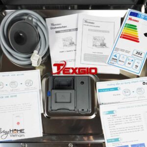 Máy rửa chén Texgio TG-TGWF98SB Bán Âm 11 Bộ 9 Lít Nước
