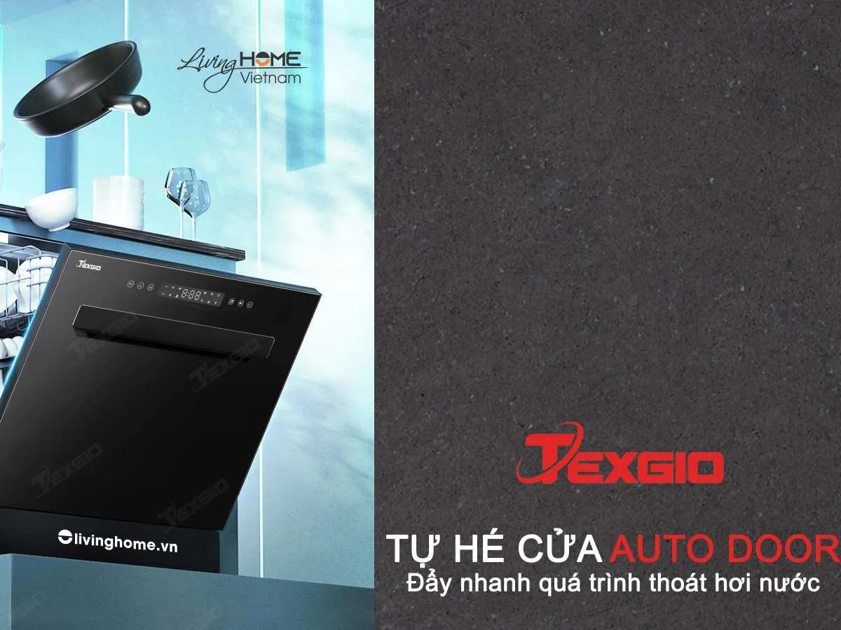 Máy rửa chén Texgio TG-TGWFD78GB Bán Âm 11 Bộ 9 Lít Nước 8 Máy rửa chén Texgio TG-TGWFD78GB Bán Âm 11 Bộ 9 Lít Nước - Ảnh 6