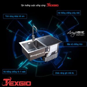 Máy rửa chén Texgio TG-TGWFS64B Liền Chậu 5 Bộ 7.2 Lít Nước 14 Máy rửa chén Texgio TG-TGWFS64B Liền Chậu 5 Bộ 7.2 Lít Nước