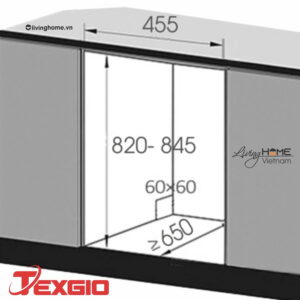 Máy rửa chén Texgio TG-W45A3A Độc Lập 9 Bộ 8.5 Lít Nước 13 Máy rửa chén Texgio TG-W45A3A Độc Lập 9 Bộ 8.5 Lít Nước