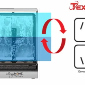 Máy rửa chén Texgio TG-W60F955 Độc Lập 15 Bộ 10 Lít Nước 11 Máy rửa chén Texgio TG-W60F955 Độc Lập 15 Bộ 10 Lít Nước