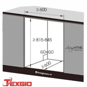 Máy rửa chén Texgio TG-W60F955 Độc Lập 15 Bộ 10 Lít Nước 15 Máy rửa chén Texgio TG-W60F955 Độc Lập 15 Bộ 10 Lít Nước