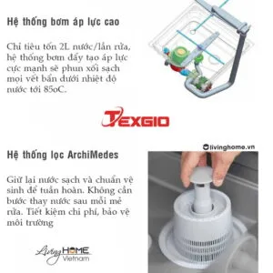 Máy Rửa Chén Bát Công Nghiệp Texgio TG-CDW1180 16 Máy Rửa Chén Bát Công Nghiệp Texgio TG-CDW1180