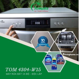 Máy rửa chén Tomate Tom 4304-W15 15 bộ chén đĩa