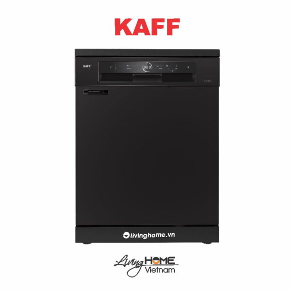 Máy rửa chén Kaff KF-S770TFTB độc lập thiết kế mặt kính màu đen cường lực siêu bền