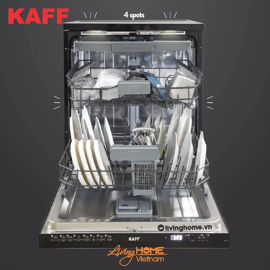 Máy rửa chén Kaff KF-T35HEMERA xuất xứ Thổ Nhĩ Kỳ 4 Máy rửa chén Kaff KF-T35HEMERA xuất xứ Thổ Nhĩ Kỳ - Ảnh 2