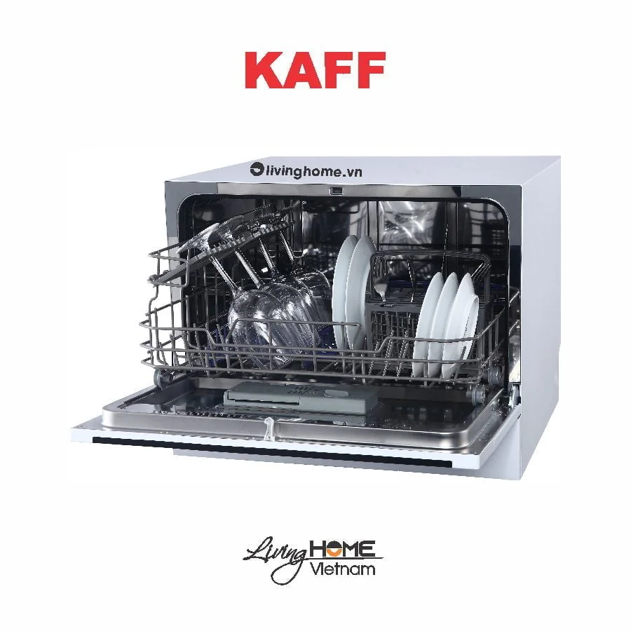 Máy rửa chén Kaff KF-W8001EU bán âm thiết kế nhỏ gọn cao cấp 4 Máy rửa chén Kaff KF-W8001EU bán âm thiết kế nhỏ gọn cao cấp - Ảnh 2