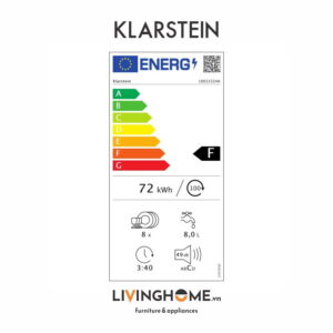 Máy rửa chén Klarstein KL-AMAZONIA dung tích 8 bộ - 06 chương trình rửa siêu sạch 14 Máy rửa chén Klarstein KL-AMAZONIA dung tích 8 bộ - 06 chương trình rửa siêu sạch