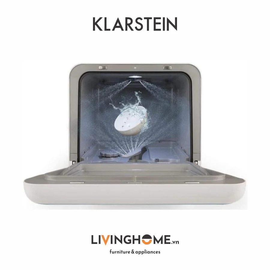 Máy rửa chén Mini Klarstein KL-AMAZONIA dung tích 4 bộ - 06 chương trình rửa - Ảnh 2