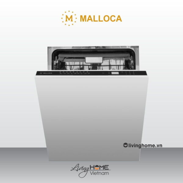 Máy rửa chén Malloca MDW14-B09FI âm tủ 14 bộ