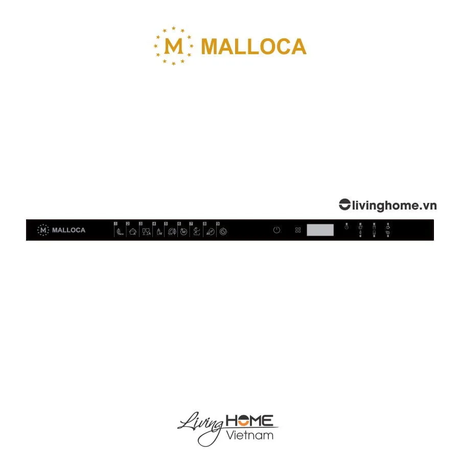 Máy rửa chén Malloca MDW14-B09FI âm tủ 14 bộ 9 Máy rửa chén Malloca MDW14-B09FI âm tủ 14 bộ - Ảnh 7