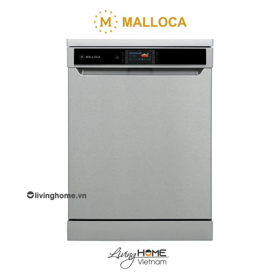 Máy rửa chén Malloca MDW14-S10TFT âm tủ 14 bộ 3 Máy rửa chén Malloca MDW14-S10TFT âm tủ 14 bộ