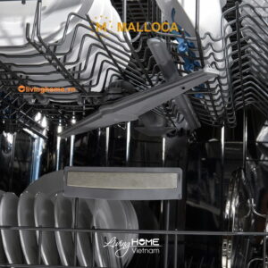 Máy rửa chén Malloca MDW14-S10TFT âm tủ 14 bộ