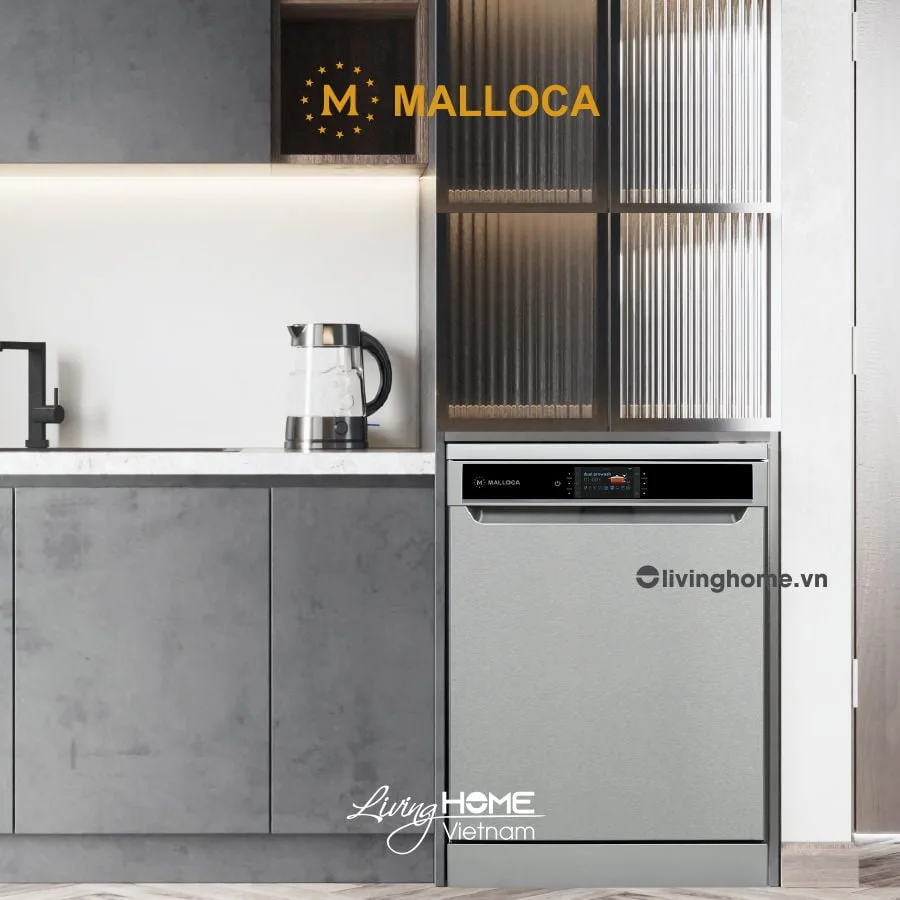 Máy rửa chén Malloca MDW14-S10TFT âm tủ 14 bộ 6 Máy rửa chén Malloca MDW14-S10TFT âm tủ 14 bộ - Ảnh 4