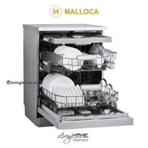 Máy rửa chén Malloca MDW14-S10TFT âm tủ 14 bộ