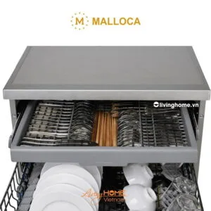 Máy rửa chén Malloca MDW14-S10TFT âm tủ 14 bộ 20 Máy rửa chén Malloca MDW14-S10TFT âm tủ 14 bộ