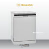Máy rửa chén Malloca WQP12-5201E màu xám 12 bộ 2 Máy rửa chén Malloca WQP12-5201E màu xám 12 bộ