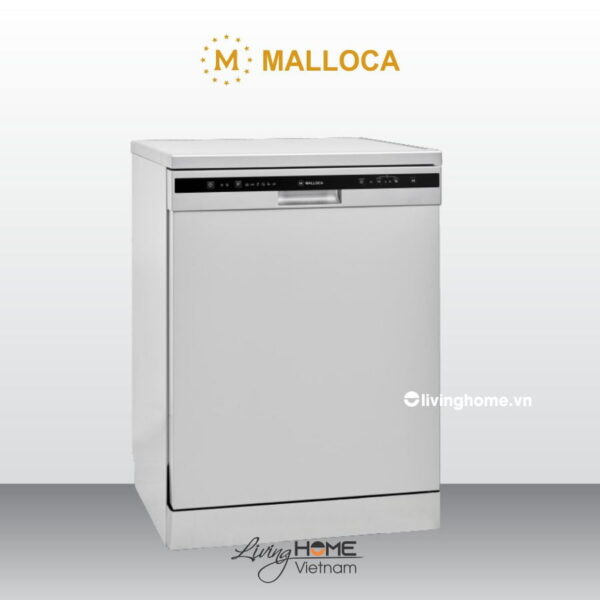 Máy rửa chén Malloca WQP12-5201E màu xám 12 bộ