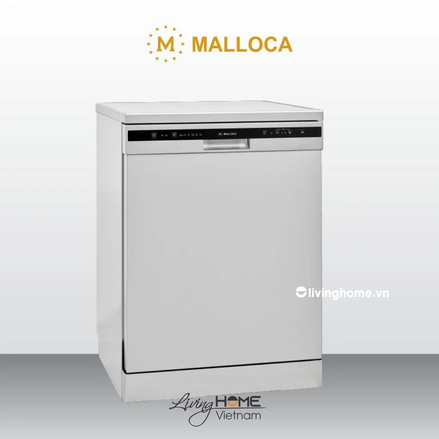 Máy rửa chén Malloca WQP12-5201E màu xám 12 bộ 3 Máy rửa chén Malloca WQP12-5201E màu xám 12 bộ