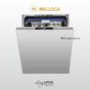 Máy rửa chén Malloca WQP12-J7713FB âm tủ 14 bộ