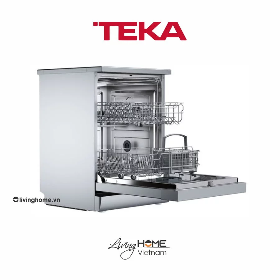 Máy rửa chén Teka DFS 26610 220 50 SS độc lập thông minh 12 bộ chén dĩa - Ảnh 2