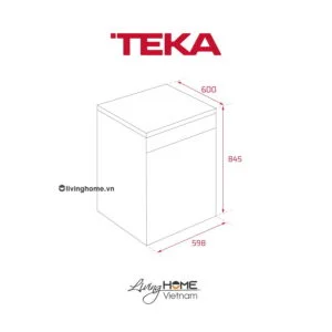 Máy rửa chén Teka DFS 76850 220 50 SS độc lập cao cấp 14 bộ chén dĩa 19 Máy rửa chén Teka DFS 76850 220 50 SS độc lập cao cấp 14 bộ chén dĩa
