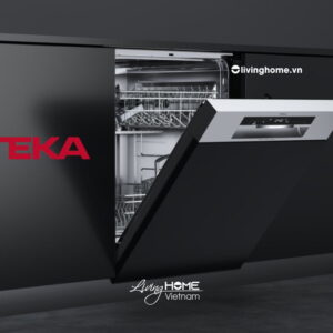 Máy rửa chén Teka DSI 46750 SS âm đen sang trọng 13 bộ chén dĩa