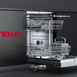 Máy rửa chén Teka DSI 46750 SS âm đen sang trọng 13 bộ chén dĩa