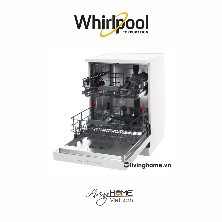 Máy Rửa Chén Bát Whirlpool WFC 3C26P, 14 Bộ, Độc Lập 5 Máy Rửa Chén Bát Whirlpool WFC 3C26P, 14 Bộ, Độc Lập - Ảnh 3