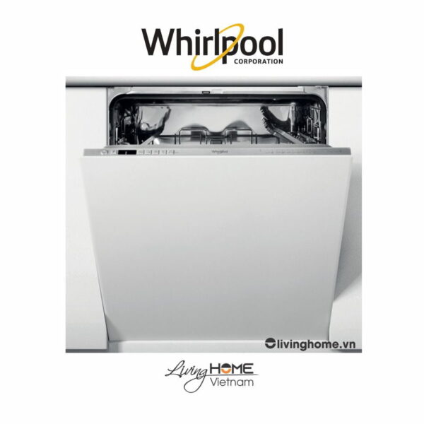 Máy Rửa Chén Bát Whirlpool WIO 3T133P, 14 Bộ, Âm Toàn Phần