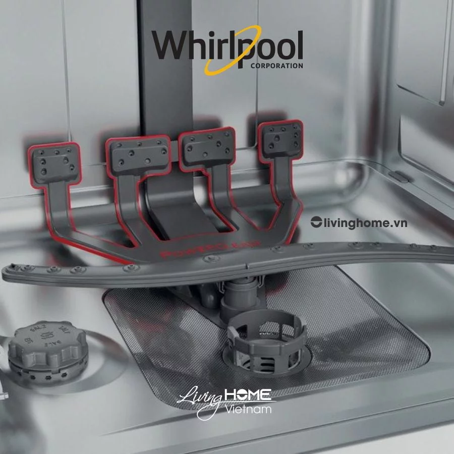 Máy Rửa Chén Bát Whirlpool WIO 3T133P, 14 Bộ, Âm Toàn Phần 5 Máy Rửa Chén Bát Whirlpool WIO 3T133P, 14 Bộ, Âm Toàn Phần - Ảnh 3