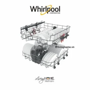 Máy Rửa Chén Bát Whirlpool WIO 3T133P, 14 Bộ, Âm Toàn Phần 11 Máy Rửa Chén Bát Whirlpool WIO 3T133P, 14 Bộ, Âm Toàn Phần