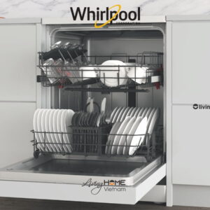 Máy Rửa Chén Bát Whirlpool WIO 3T133P, 14 Bộ, Âm Toàn Phần