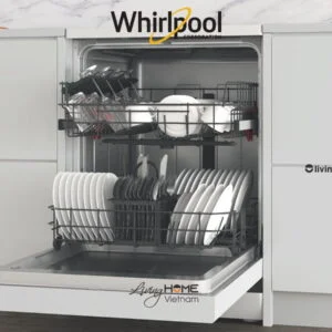 Máy Rửa Chén Bát Whirlpool WIO 3T133P, 14 Bộ, Âm Toàn Phần 12 Máy Rửa Chén Bát Whirlpool WIO 3T133P, 14 Bộ, Âm Toàn Phần
