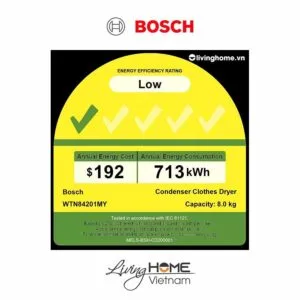 Máy sấy Bosch WTN84201MY - Tụ hơi 14 chương trình 8KG 17 Máy sấy Bosch WTN84201MY - Tụ hơi 14 chương trình 8KG