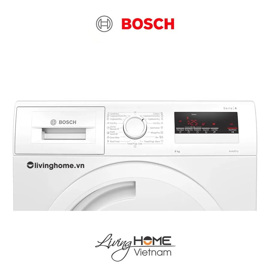Máy sấy Bosch WTN84201MY - Tụ hơi 14 chương trình 8KG 6 Máy sấy Bosch WTN84201MY - Tụ hơi 14 chương trình 8KG - Ảnh 4