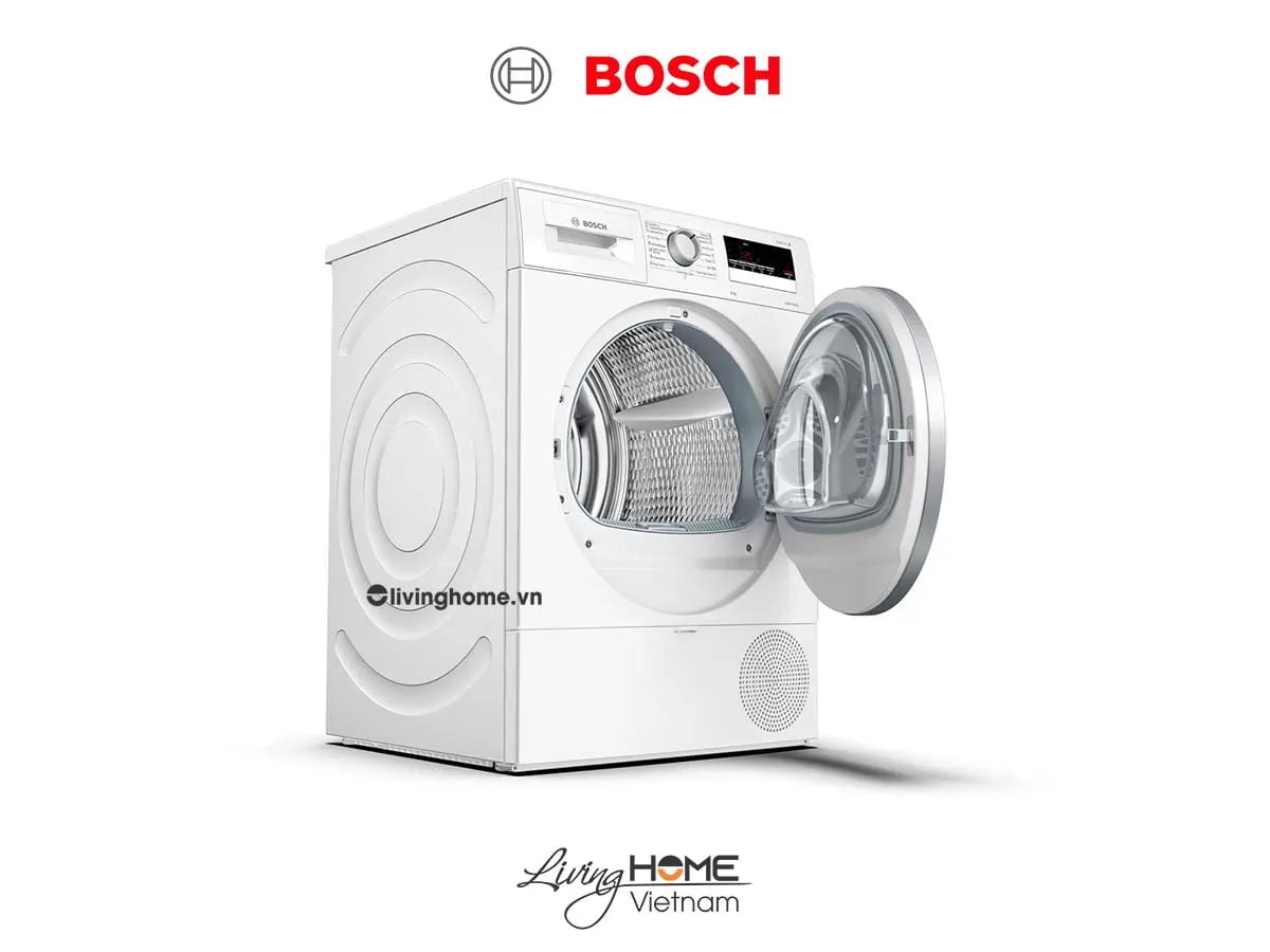 Máy sấy Bosch WTR85V00SG - Tụ hơi với bơm nhiệt 14 chương trình 8KG - Ảnh 2