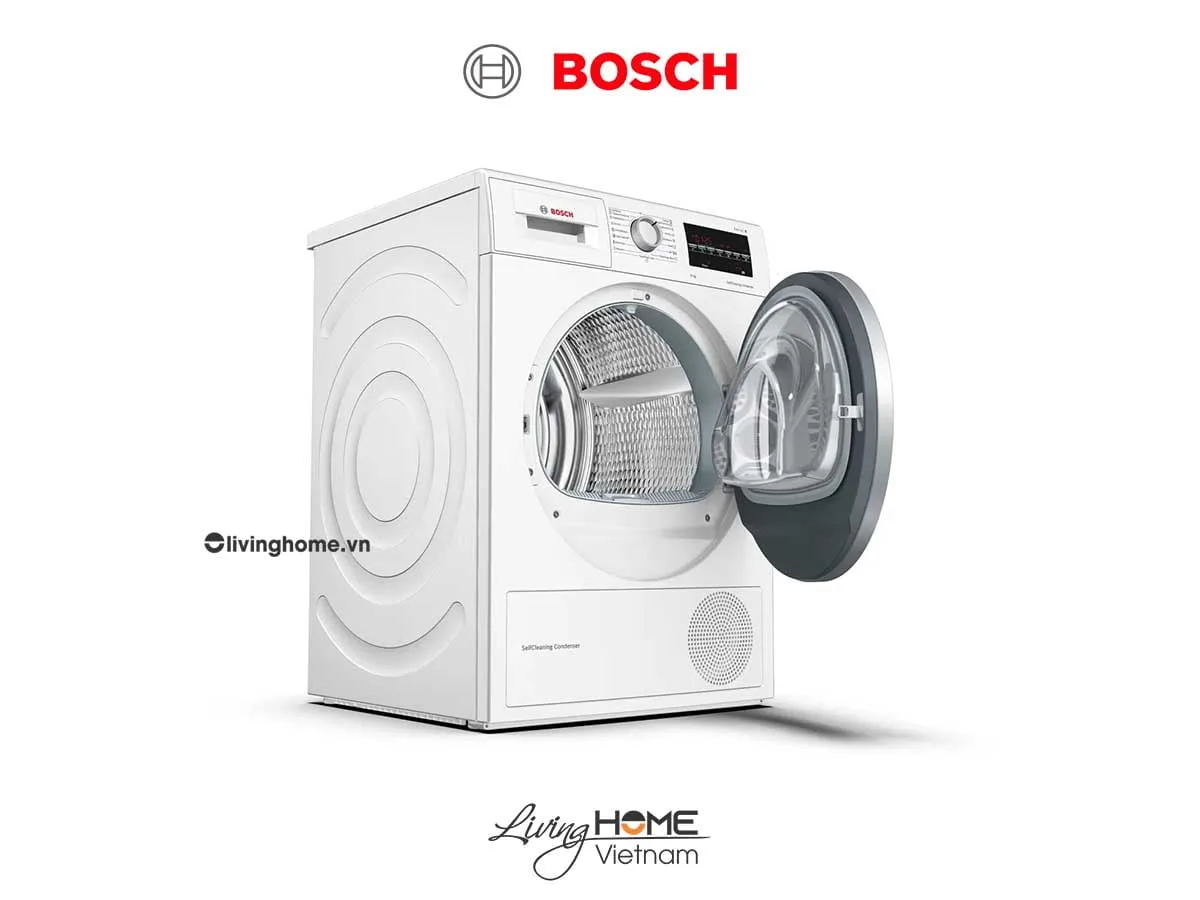 Máy sấy Bosch WTW85400SG - Tụ hơi với bơm nhiệt 14 chương trình 9KG 4 Máy sấy Bosch WTW85400SG - Tụ hơi với bơm nhiệt 14 chương trình 9KG - Ảnh 2